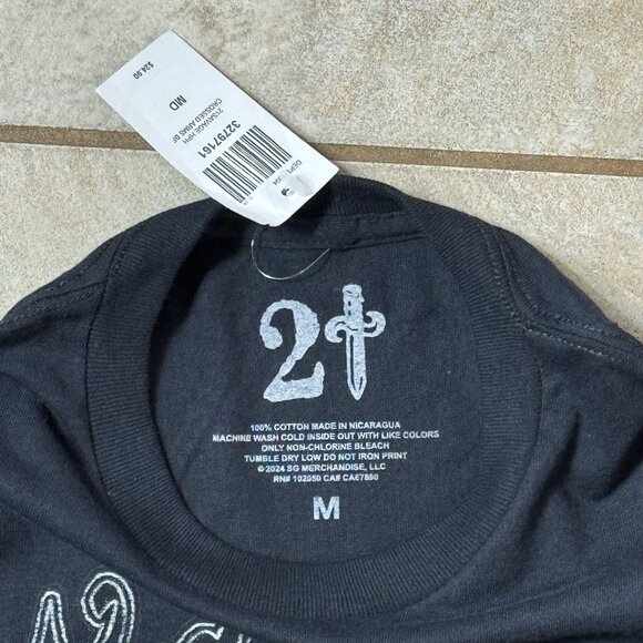 21 Savage Portrait Boyfriend Fit Juniors T-Shirt MEDIUM New - Picture 6 of 6